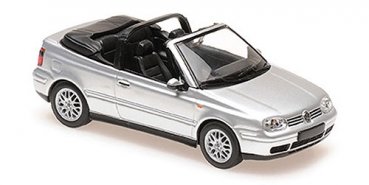 1/43 Maxichamps Volkswagen Golf 4 Cabriolet 1998 Silver 940058331