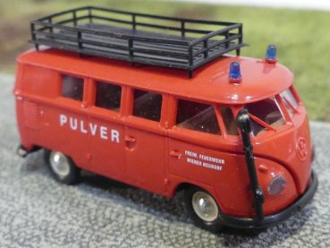 1/87 Brekina # 0730 VW T1 b Feuerwehr Wien Neudorf PULVER