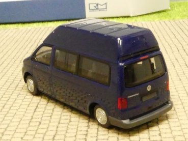1/87 Rietze VW T5 LR Hochdach Bus dunkelblau Sonderpreis 11512