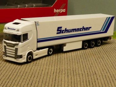 1/87 Herpa Scania CS 20 HD Schumacher Kühlkoffer SZ 311670