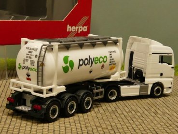 1/87 Herpa MAN TGX XLX E6c Polyeco GR Swapcontainer SZ 311694