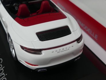 1/43 Herpa Porsche 911 Carrera 4 Cabriolet weiß 071116 Sonderpreis 29,99 €