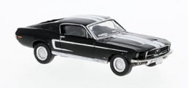 1/87 Brekina Ford Mustang GT 350 schwarz/weiß 19606