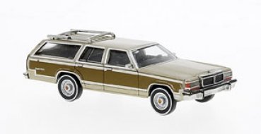 1/87 Brekina Ford LTD Country Squire Woody gold 19630