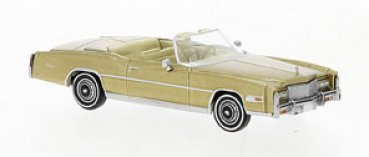 1/87 Brekina Cadillac Eldorado Convertible gold 19752