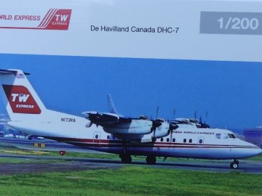 1/200 Herpa Wings Trans World Express De Havilland Canada 559041