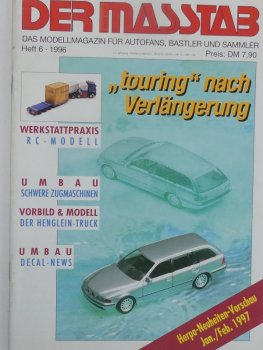 Herpa Der Masstab 1996/6 Dezember