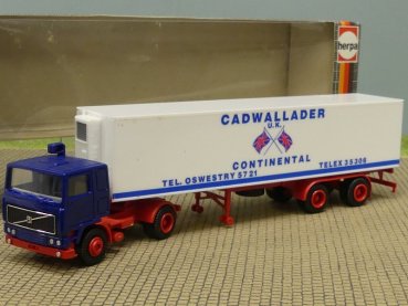 1/87 Herpa Volvo F12 CADWALLADER Koffer Sattelzug 801222