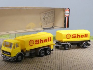 1/87 Herpa MB NG Shell Tank Hängerzug 806372