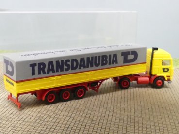 1/87 Herpa Volvo F12 TRANSDANUBIA Planen Sattelzug 807002