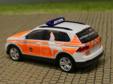 1/87 Herpa VW Tiguan Notarzt Feuerwehr Wolfsburg 095273