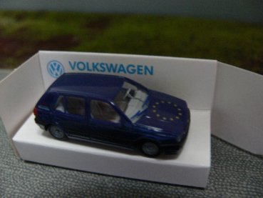 1/87 Wiking VW Golf III Europa dunkelblau