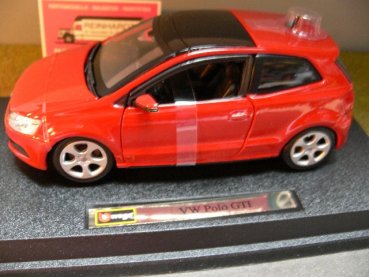 1/24 Burago VW Polo GTI rot