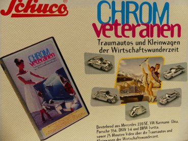 Schuco Piccolo Chrom Veteranen 5 verchromte Modelle SONDERPREIS 01711