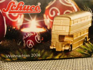 Schuco Piccolo AEC LONDON Doppeldecker Weihnachten 2006