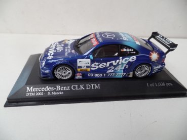 1/43 Minichamps MB Mercedes-Benz CLK DTM 2001 S.Mücke Service 24h