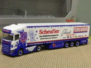 1/87 Herpa Scania CS HD Kühlkoffer-SZ Scheufler 936781