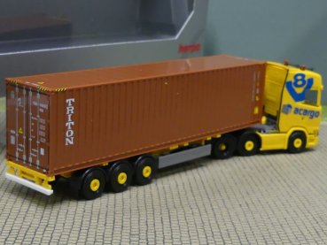 1/87 Herpa Scania CS 20 HD Container-SZ acargo / Trucker Babe Jana 940696