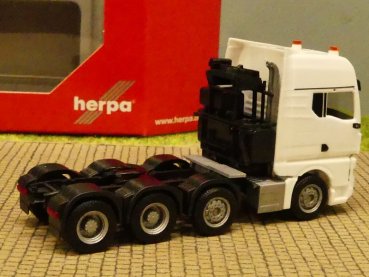 1/87 Herpa MAN TGX GX 4-Achs Schwerlastzugmaschine weiß 313513