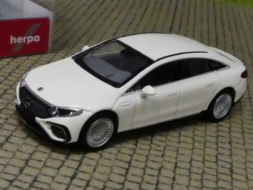 1/87 Herpa Mercedes EQ EQS polarweiß 421041