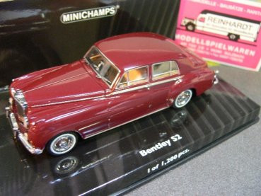 1/43 Minichamps Bentley S2 Standard Saloon 1960 rot