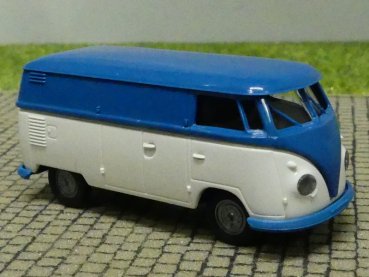 1/87 Brekina # 1740 VW T1 b Kasten blau/weiß 32630