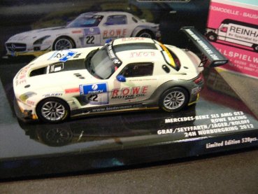 1/43 Minichamps MB SLS AMG GT3 Rowe Racing Graf/Seyffarth/Jäger/Roloff 24h Nürburgring 2012 437123222