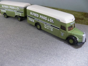 1/87 Brekina MB L 6600 Alfred Paas Hängerzug 5513