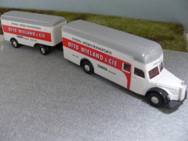 1/87 Brekina MB L 6600 Otto Wieland Hängerzug