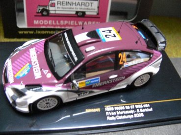 1/43 IXO Ford Focus RS 07 WRC #24 P. Van Merksteijn E. Berkhof Rally Catalunya 2008 31520*