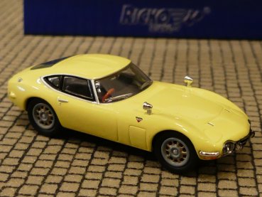 1/87 Ricko Toyota 2000 GT hellgelb RHD 38616