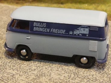 1/87 Brekina # 0806 VW T1 b blau dunkelblau blau Bus/k BBF