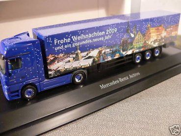 1/87 Herpa MB Actros SZ Frohe Weihnachten 2009 SoMo