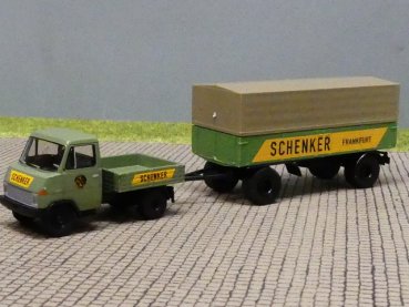 1/87 Brekina Hanomag Henschel ENSER Schenker Frankfurt Sattelzug 37608