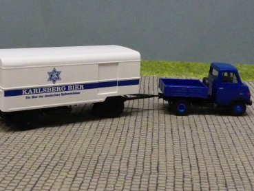 1/87 Brekina Hanomag Henschel ENSER Karlsberg Bier Sondermodell Reinhardt