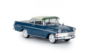 1/87 Brekina Opel Rekord P2 Coupe petrol grau mit Sonnenblende 20130