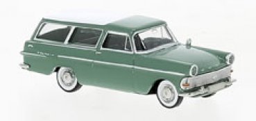 1/87 Brekina Opel P2 Caravan grün/weiß 20137