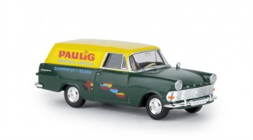 1/87 Brekina Opel Rekord P2 Paulig Kasten 20183