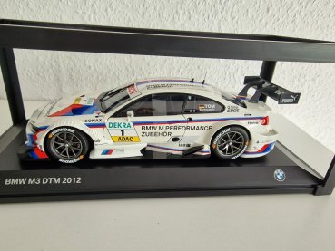 1/18 Minichamps BMW M3 DTM 2012 BMW M Performance Zubehör Tomczyk #1