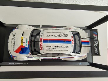 1/18 Minichamps BMW M3 DTM 2012 BMW M Performance Zubehör Tomczyk #1