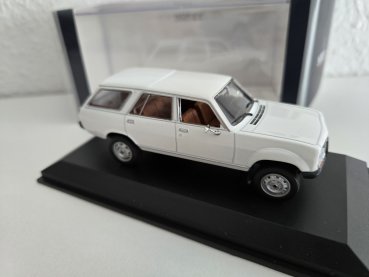 1/43 Norev Peugeot 504 Break Dangel 1980 Alaska White 475443