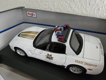 1/18 Maisto Corvette Z06 State Trooper 31383