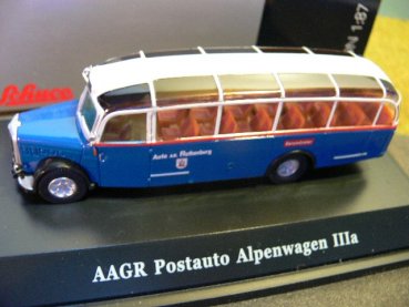 1/87 Schuco Saurer AAGR Postauto Alpenwagen IIIa 45 261 6200