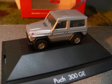 1/87 Herpa MB Puch 300 GE silber PC Box