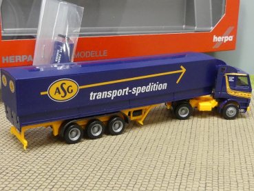 1/87 Herpa Scania 142 Planen-Sattelzug ASG Schweden 315272