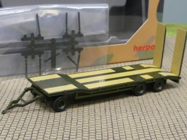 1/87 Herpa Goldhofer TU3 Tiefladeanhänger 3achs Militär 746960