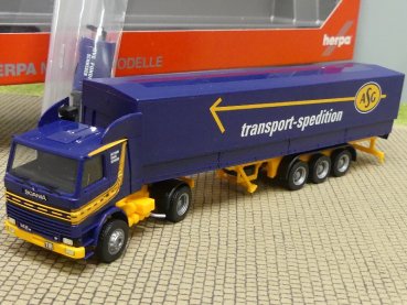 1/87 Herpa Scania 142 Planen-Sattelzug ASG Schweden 315272