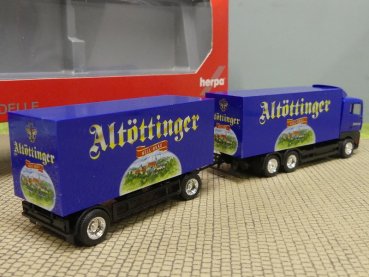 1/87 Herpa MAN TGA XL Altöttinger Koffer-Hängerzug