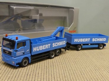 1/87 Herpa MAN TGA SCHMID Baustoff Hängerzug 907989