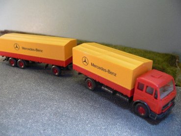 1/87 Wiking MB NG 1632 Mercedes Benz Hängerzug 456